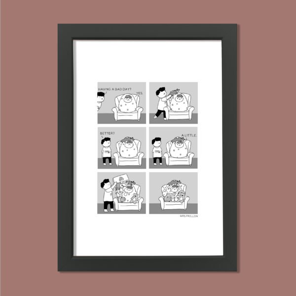 Bad Day - Signed Comic Print