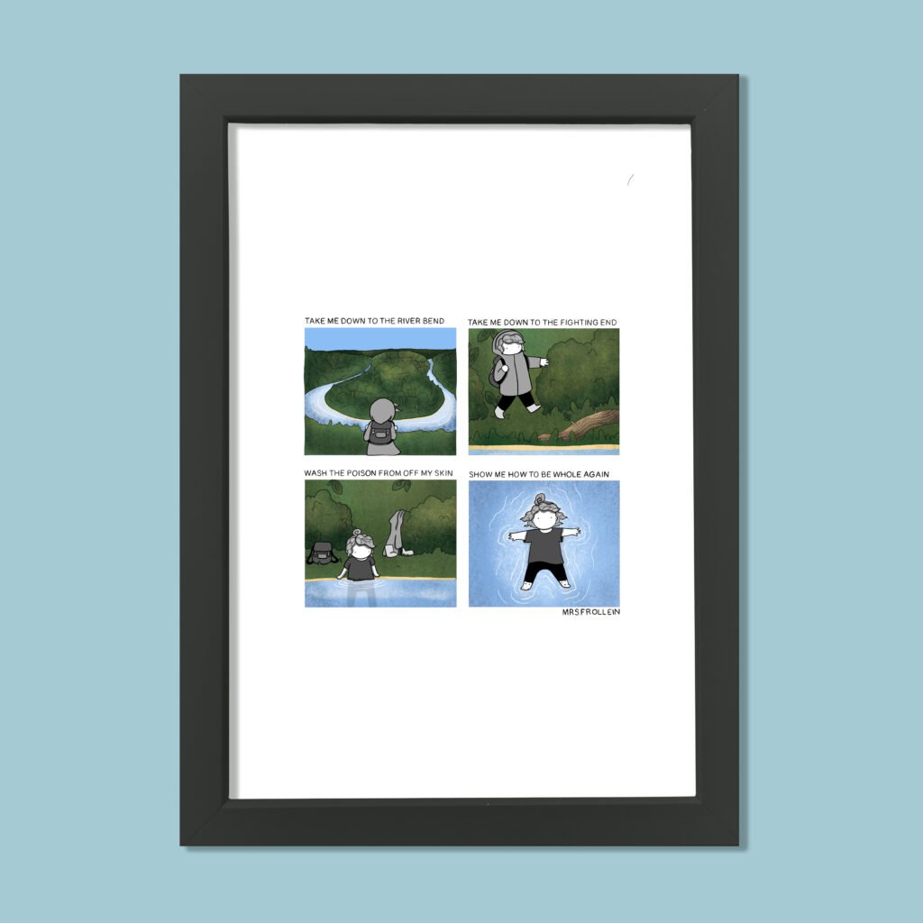 Castle of Glass - Signed Comic Print
