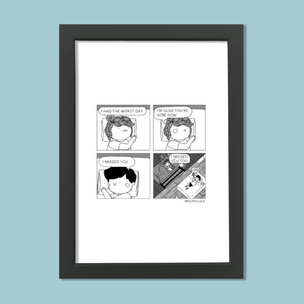 Long Distance - Signed Comic Print