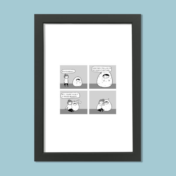 Sad Egg - Signed Comic Print