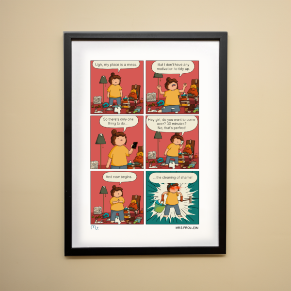 Cleaning of Shame - Signed Comic Print