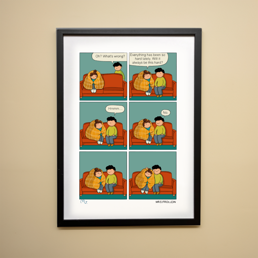 Hard Times - Signed Comic Print