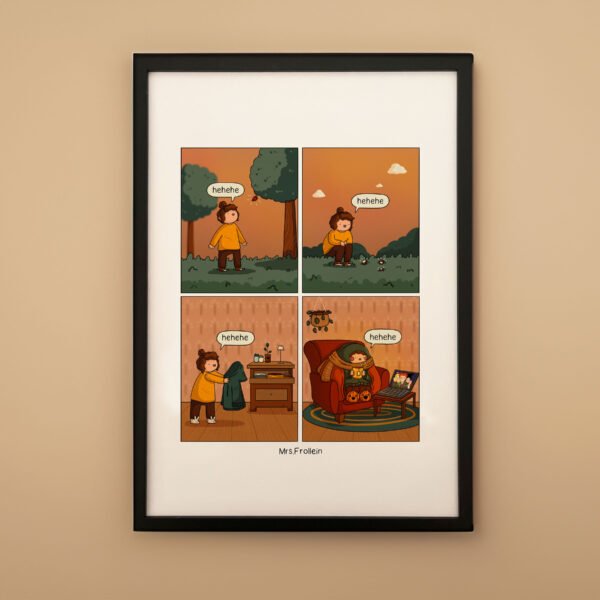 Hehehe Print - Signed Comic Print