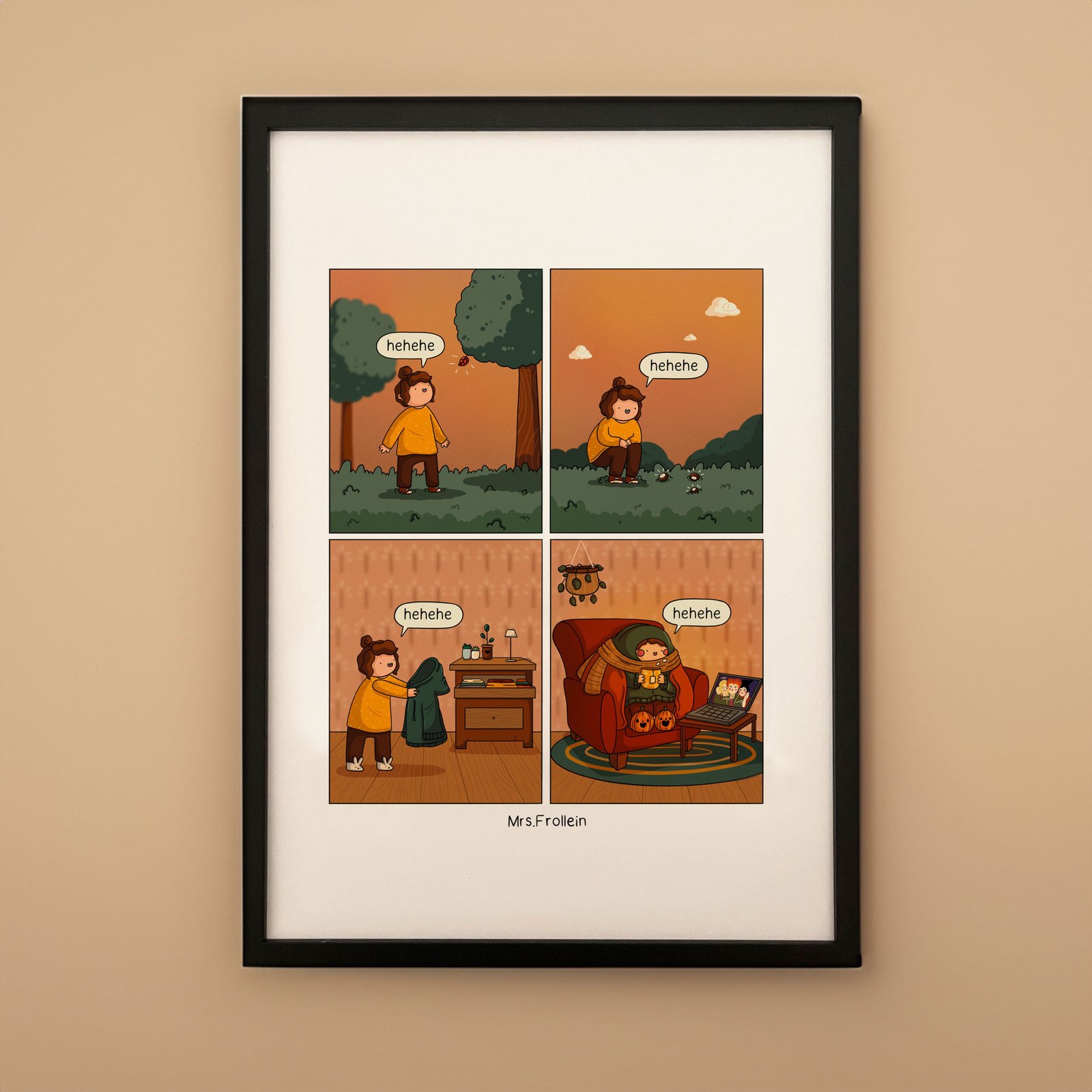 Hehehe Print – Signed Comic Print