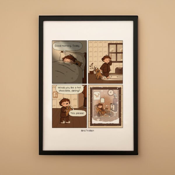 Snowy Nostalgia - Signed Comic Print