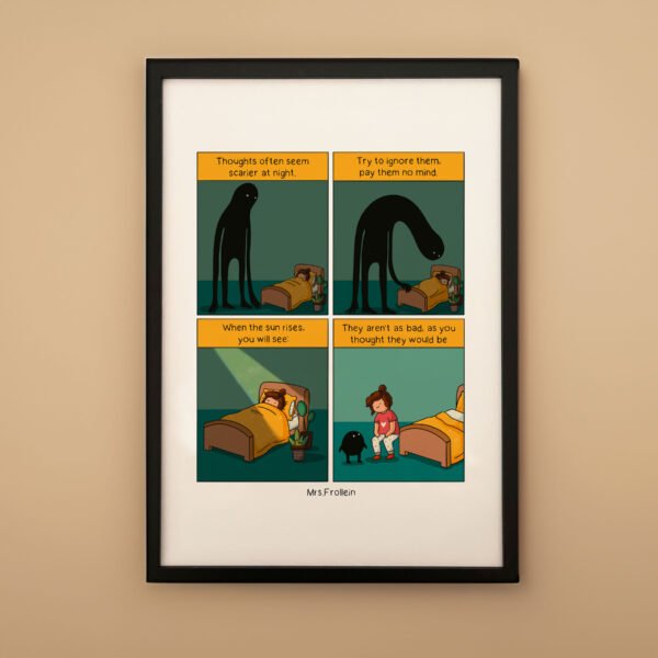 Nightly Thoughts - Signed Comic Print