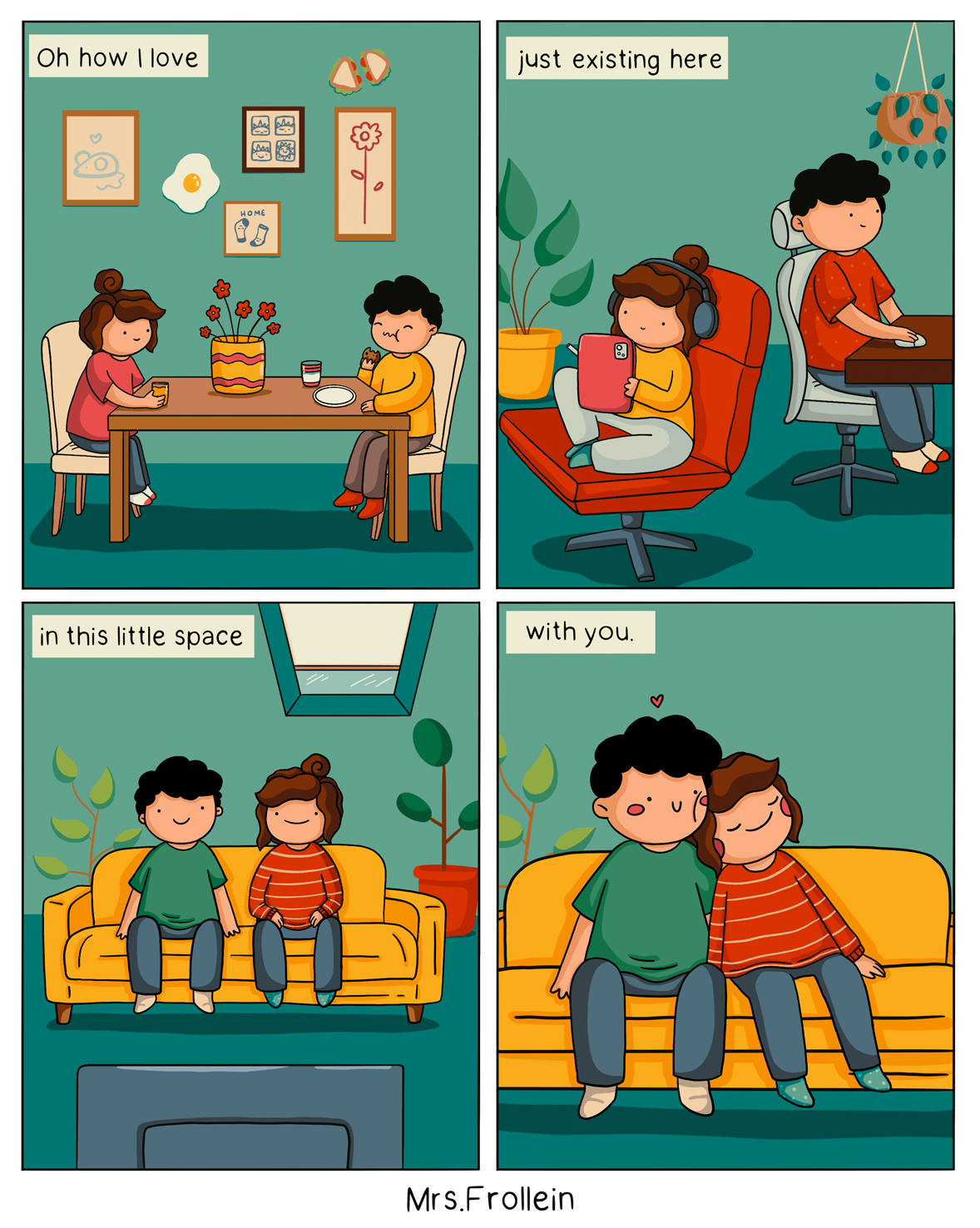 I love my little space with you
