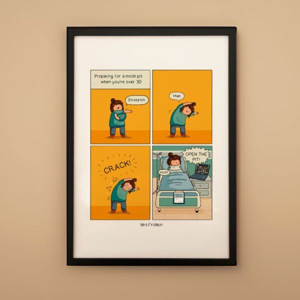 Mosh Pit - Signed Comic Print