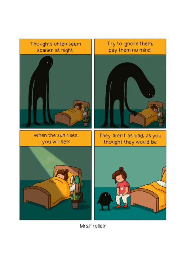 Nightly Thoughts - Signed Comic Print - Image 2