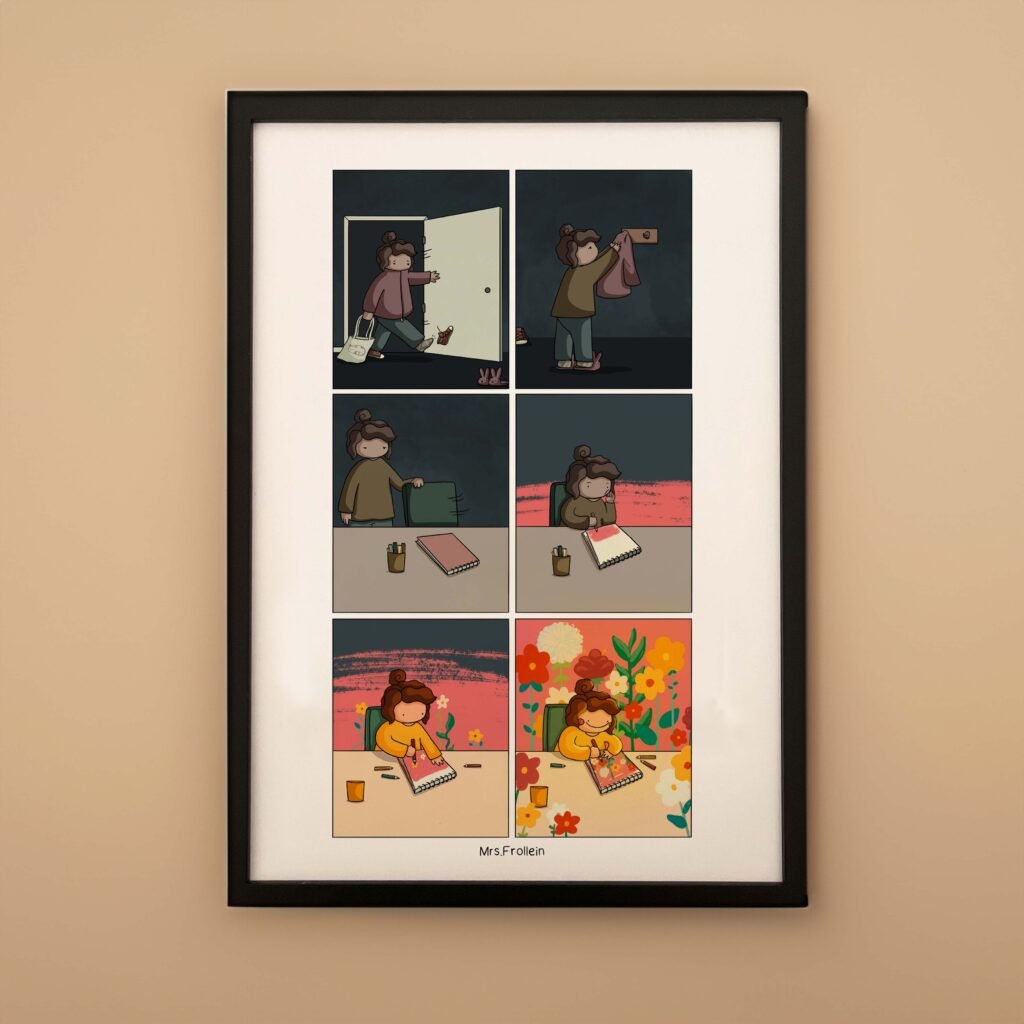Healing Art - Signed Comic Print