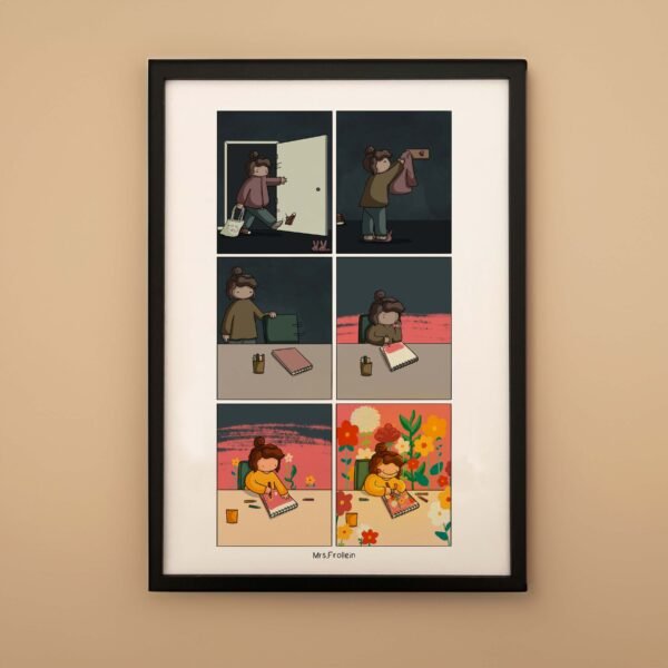 Healing Art - Signed Comic Print