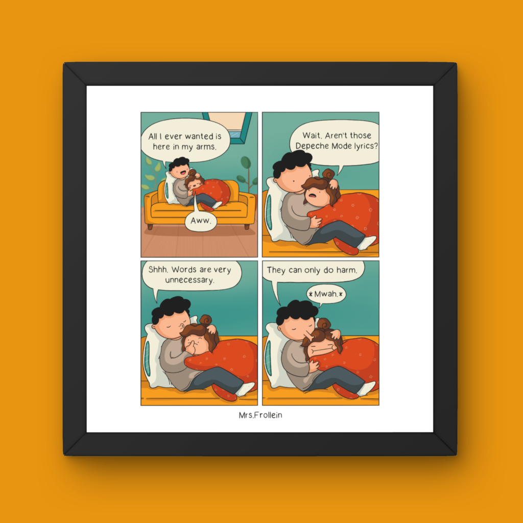 Enjoy the Silence - Signed Comic Print