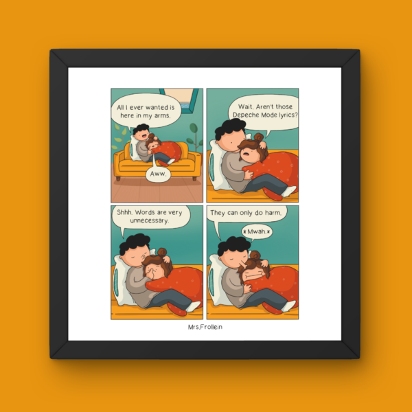 Enjoy the Silence - Signed Comic Print